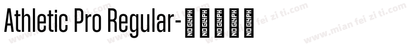 Athletic Pro Regular字体转换